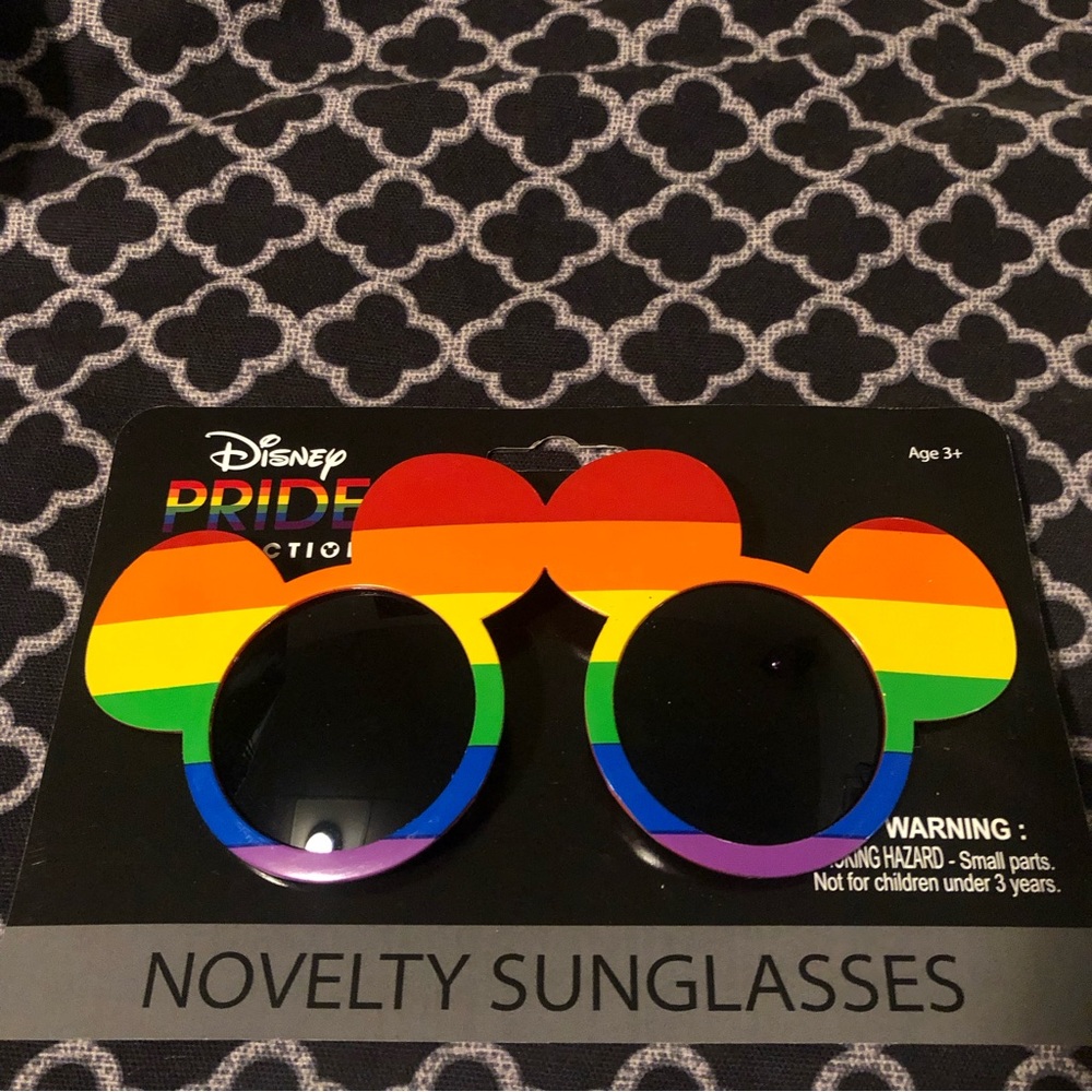 Disney Mickey Mouse PRIDE Rainbow Novelty Sunglasses
